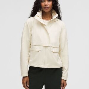Lululemon Cream Hooded Jacket